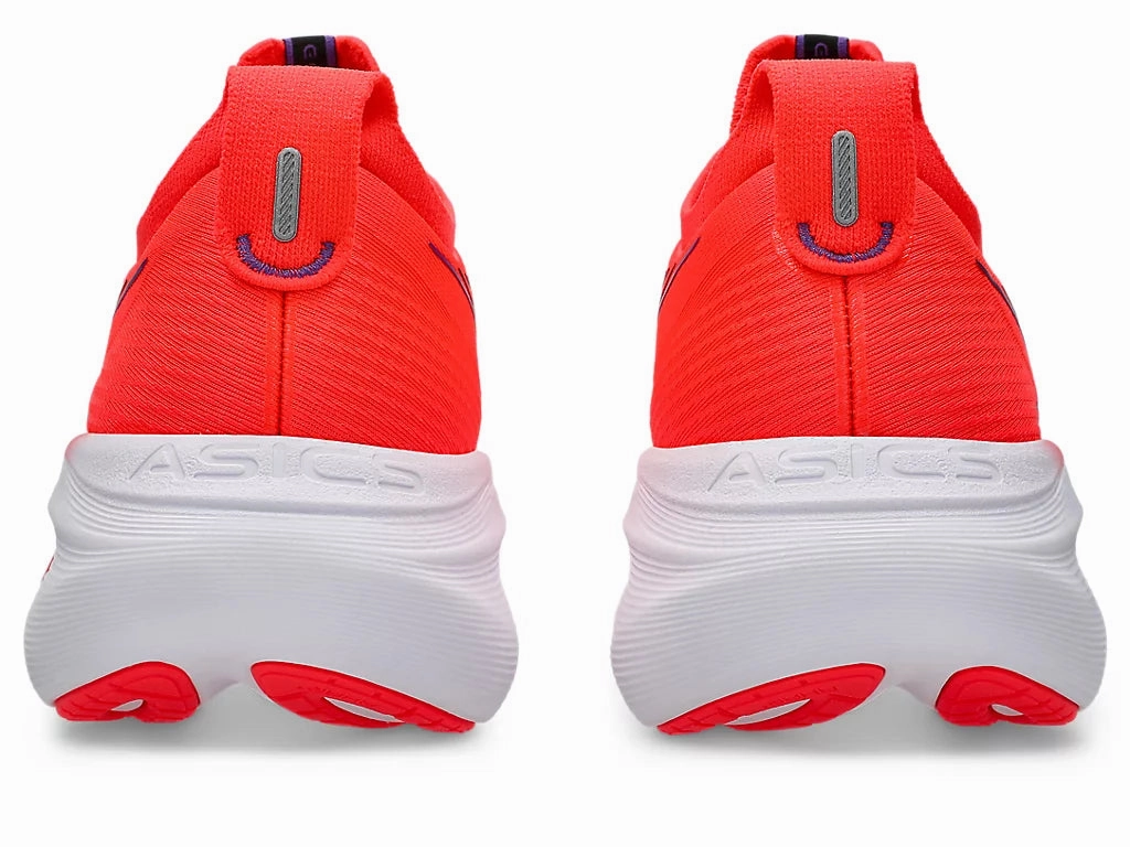 Men's ASICS Gel-Nimbus 27 - Flash Red/Black Asics Gel-dedicate Tennis Shoes