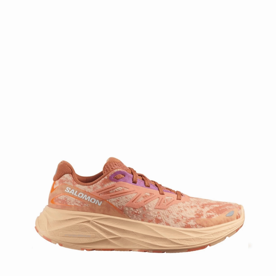 Salomon Women's Aero Glide 2 Running Shoes in Spice Route/Peach Quartz/Fresh Salmon Rad One Training Shoe