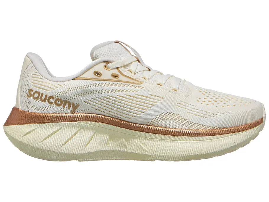How To Clean Running Shoes With Mesh Saucony Ride 18 (Vanilla) - Women's