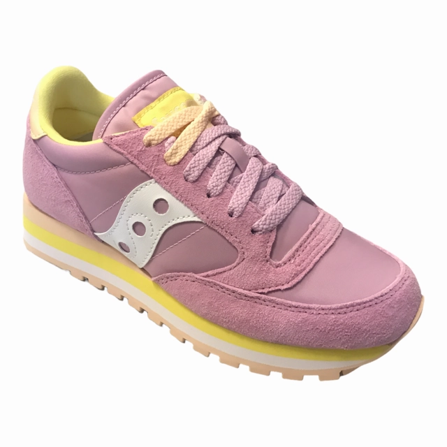 Saucony Jazz Triple S60530-18 | Sneakers Donna Rosa Giallo