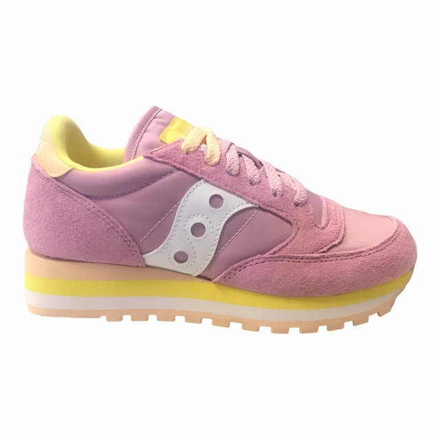 Saucony Jazz Triple S60530-18 | Sneakers Donna Rosa Giallo 