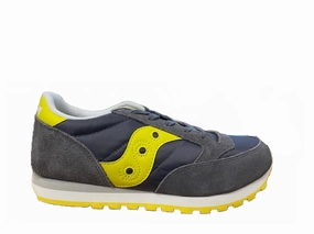 Saucony Originals scarpa sneakers da bambino Jazz SY59145 grigio giallo 