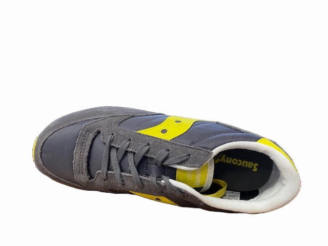 Saucony Originals scarpa sneakers da bambino Jazz SY59145 grigio giallo