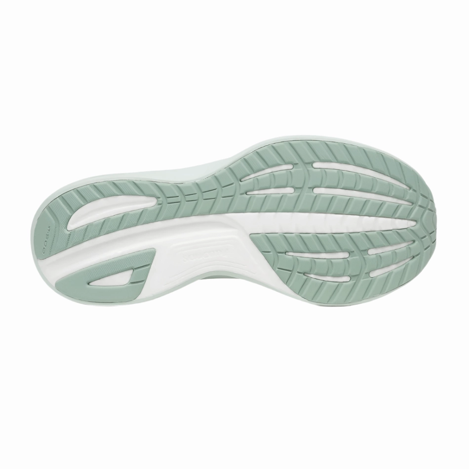 Best Everyday Training Running Shoes Saucony Women's Ride 18 Running Shoes in Fog/Mist AW25