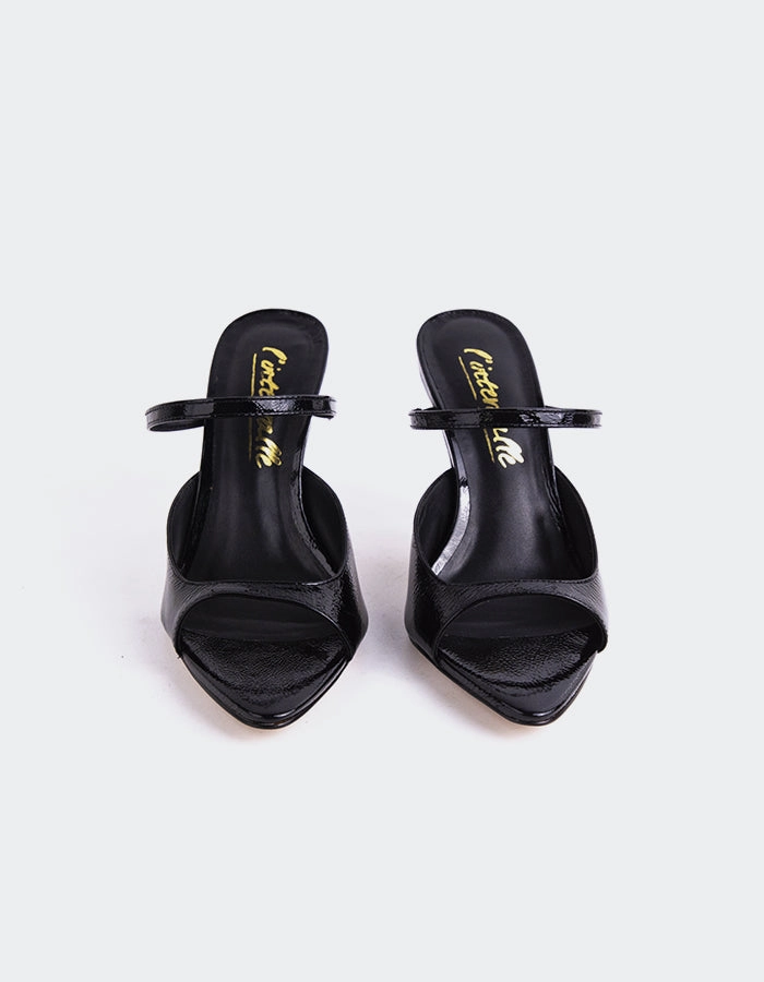 Japanese Sandals Scilla Black Naplack