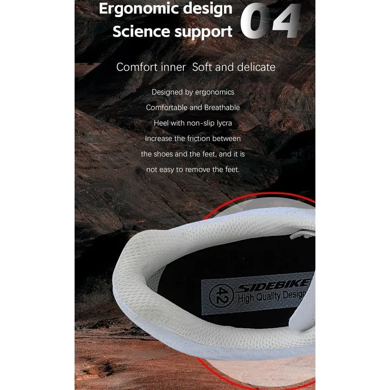 SD014 Casual Shoes - White Winter Covers Cycling