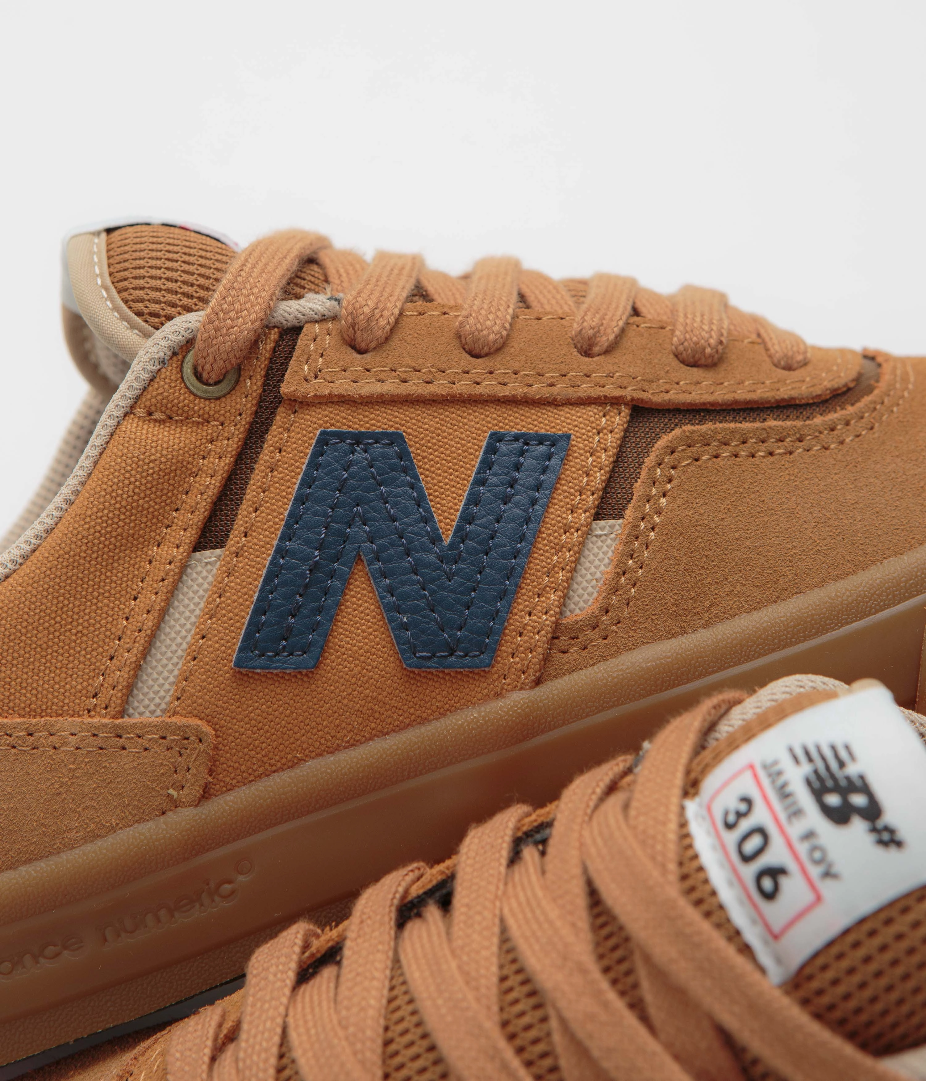 New Balance Numeric 306 Jamie Foy Shoes - Baked Clay New Balance Velcro Shoes For Women