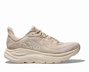 Running Shoes Bunions HOKA Men's Clifton 10 - OATMEAL / OAT MILK