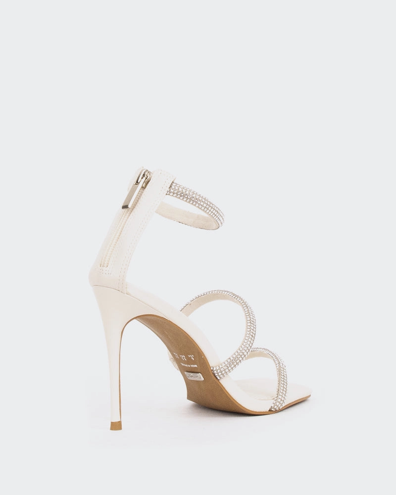 Spenco Sandals Shamari, Off White Leather/Cuir Blanc Cass