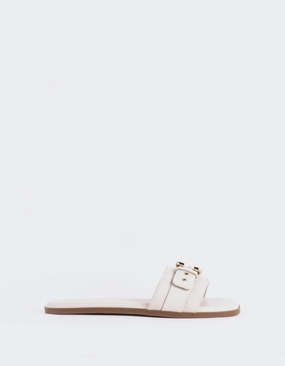 Ta Sandals Sherra Off White Leather