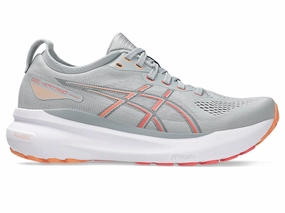 Women's GEL-Kayano 31 (023 - Piedmont Grey/Papaya) Lqdcell Omega Density Training Shoes