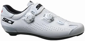 Sidi Genius 10 Road Cycling Shoes - White Best Wide Fit Road Cycling Shoes