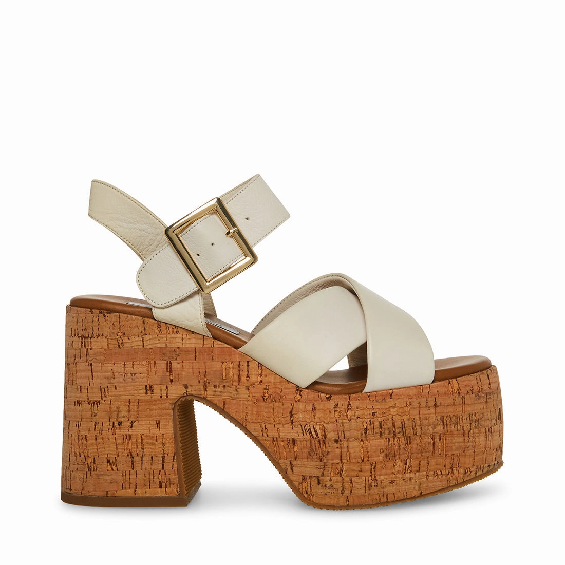 Wooden Sandals PALMER WHITE LEATHER - SM REBOOTED