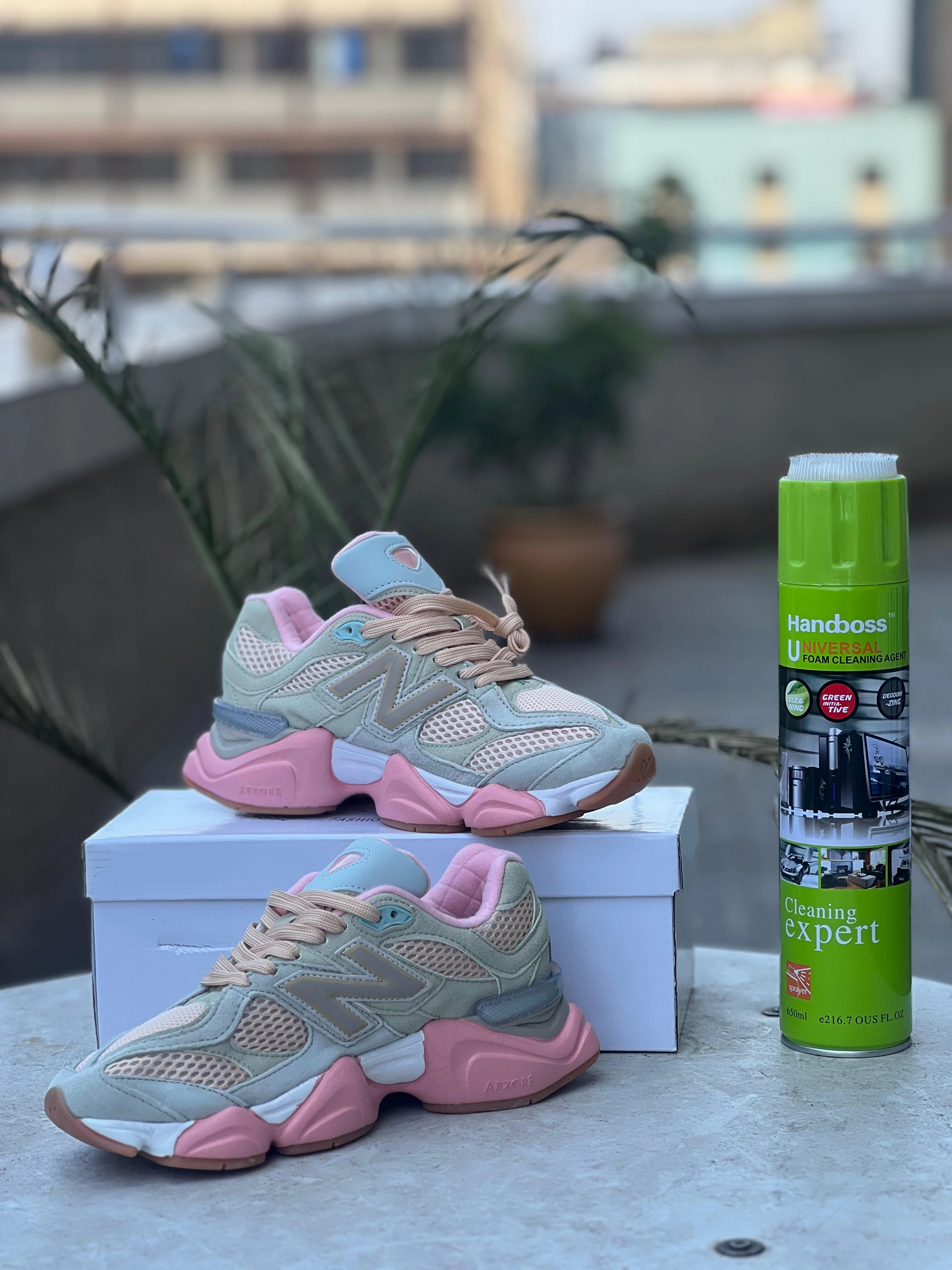 New Balance 9060  Pastel Blush Sneakers For Overpronators