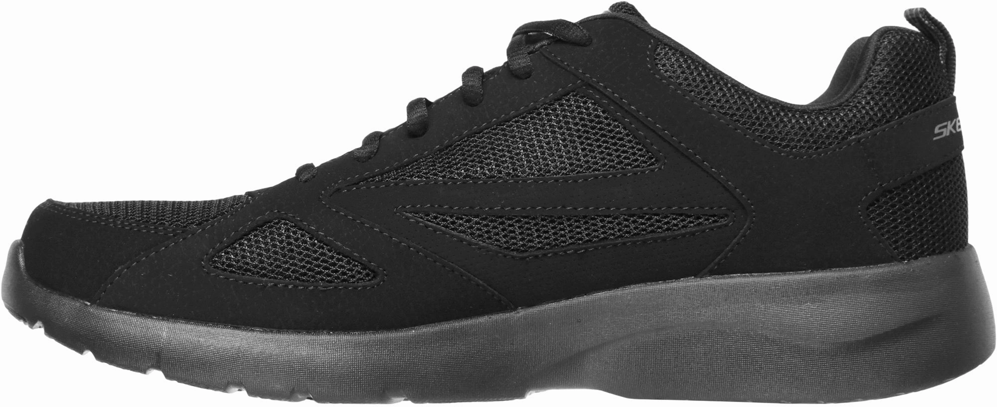 Skechers Dynamight 2.0 Mens Training Shoes - Black Ohio State Trainer Shoes
