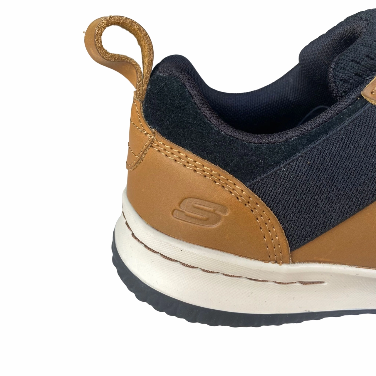 Skechers scarpa casual da uomo Delson Brant 65642 BRBK brown black Bridal Party Sneakers