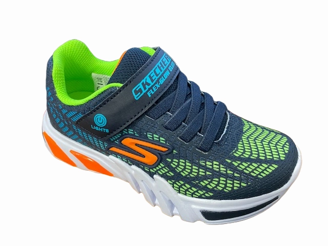 Escros Sneakers Skechers Scarpa da ginnastica da ragazzo con luci Lights Flex Glow Elite Vorlo 400137L/NVMT blu