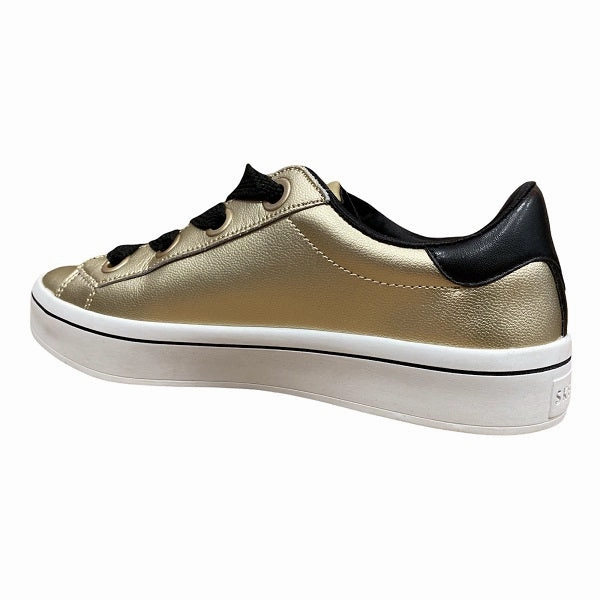 Movie Sneakers Skechers scarpa sneakers da donna Hi Lites Metallics Gold 957 GLD oro