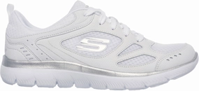 Best Barefoot Shoes For Training Skechers Summits Suited Womens Training Shoes - White