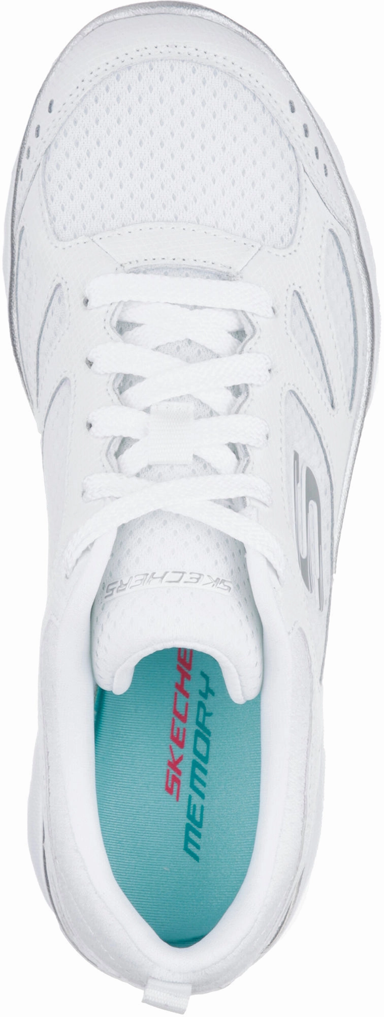 Training Shoes Flat Skechers Summits Suited Womens Training Shoes - White