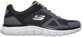 Define Cross Training Shoes Skechers Track Bucolo Mens Training Shoes - Grey
