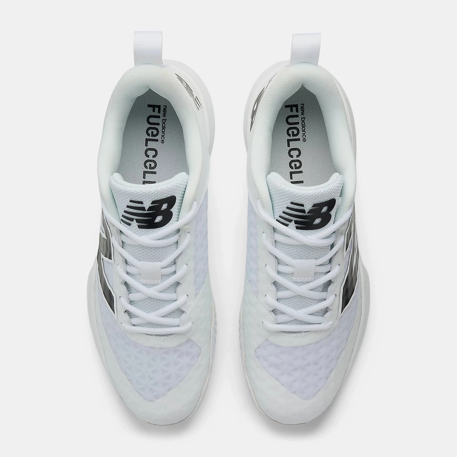 New Balance Men's Fuelcell 4040 v8 Turf Baseball Shoes - White/Black - T4040TW8 703 New Balance