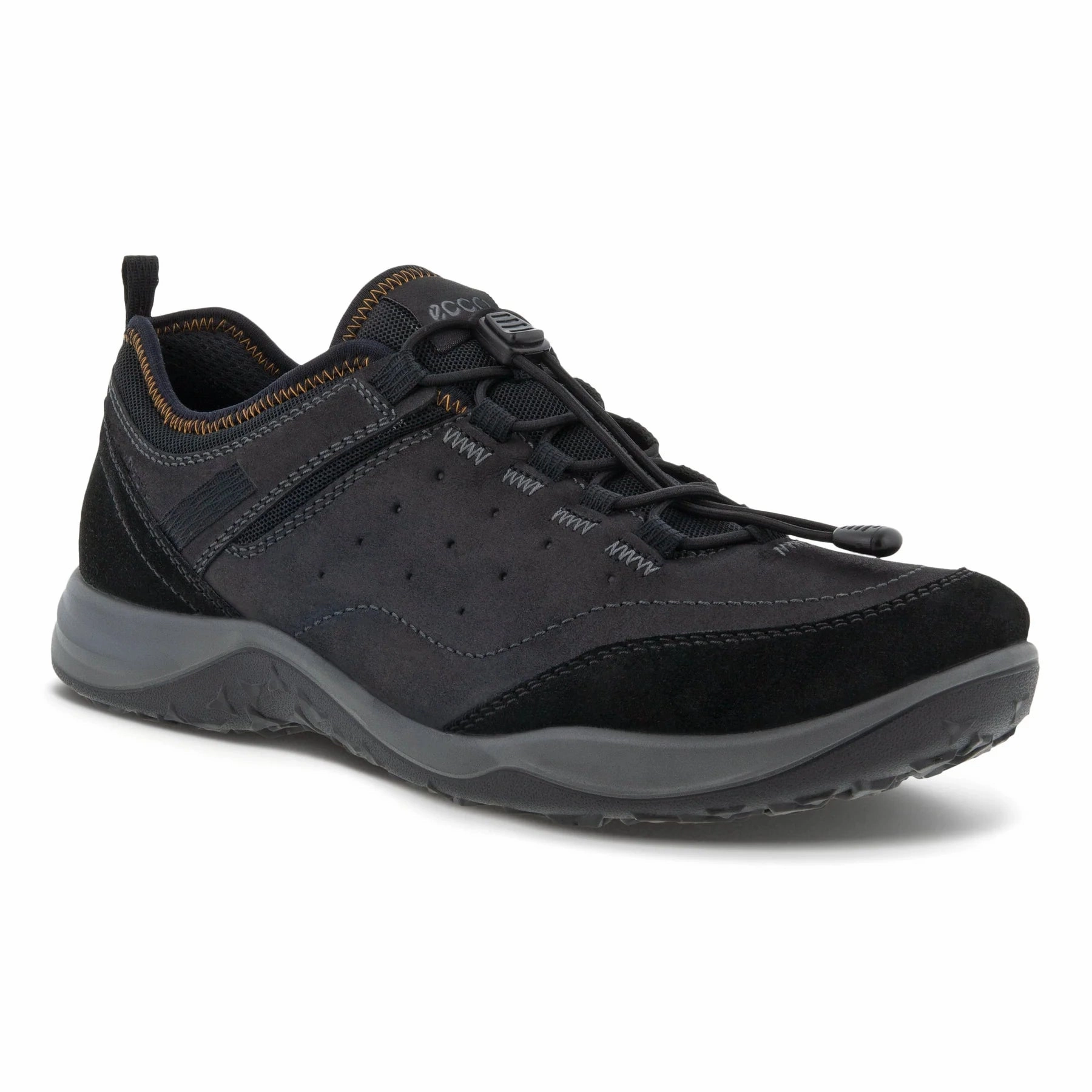 Waterproof Satin Shoes ECCO Men's Espinho Hydromax Sneaker - Black/Black