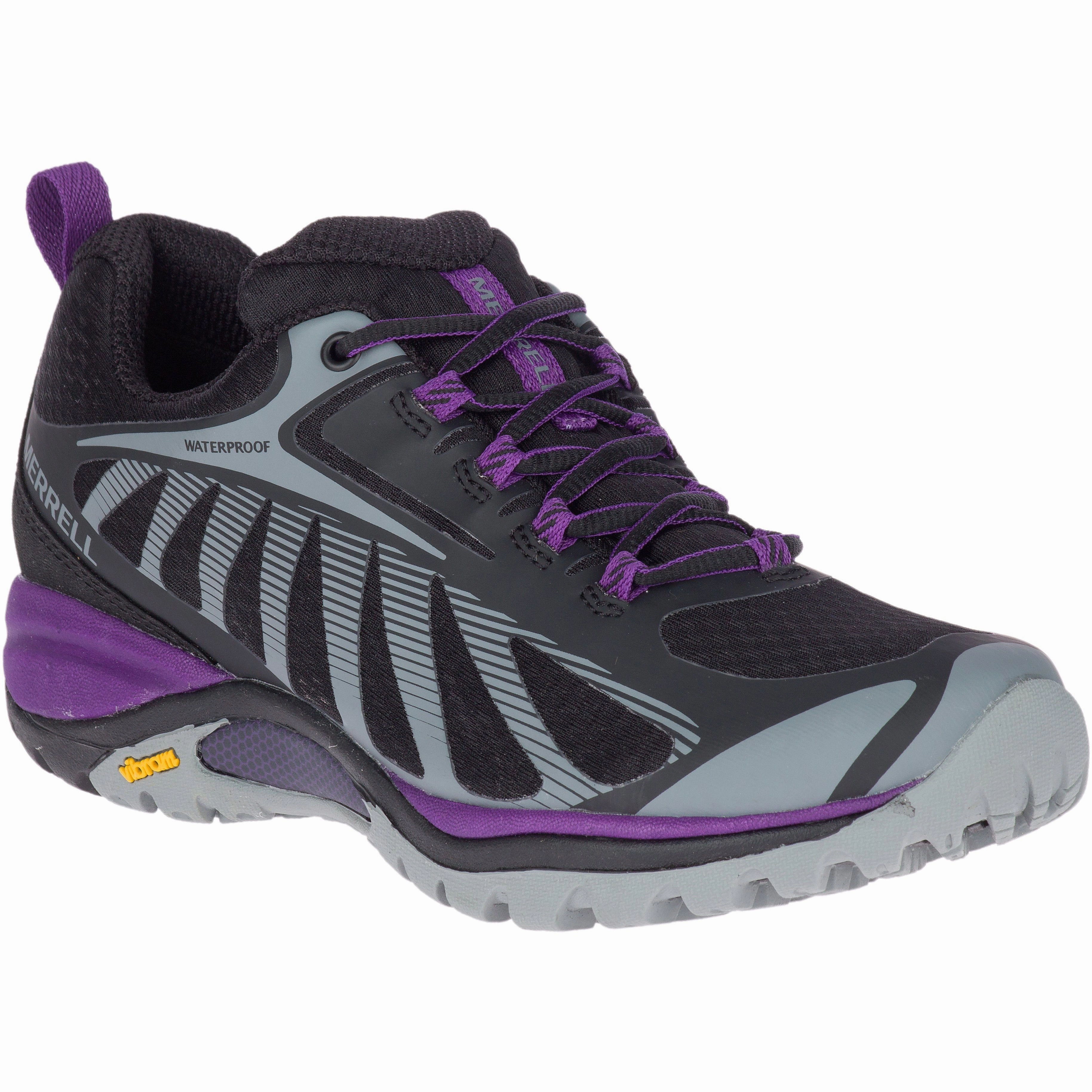 Flex Seal Waterproof Shoes MERRELL SIREN EDGE 3 WOMEN'S BLACK/ACAI