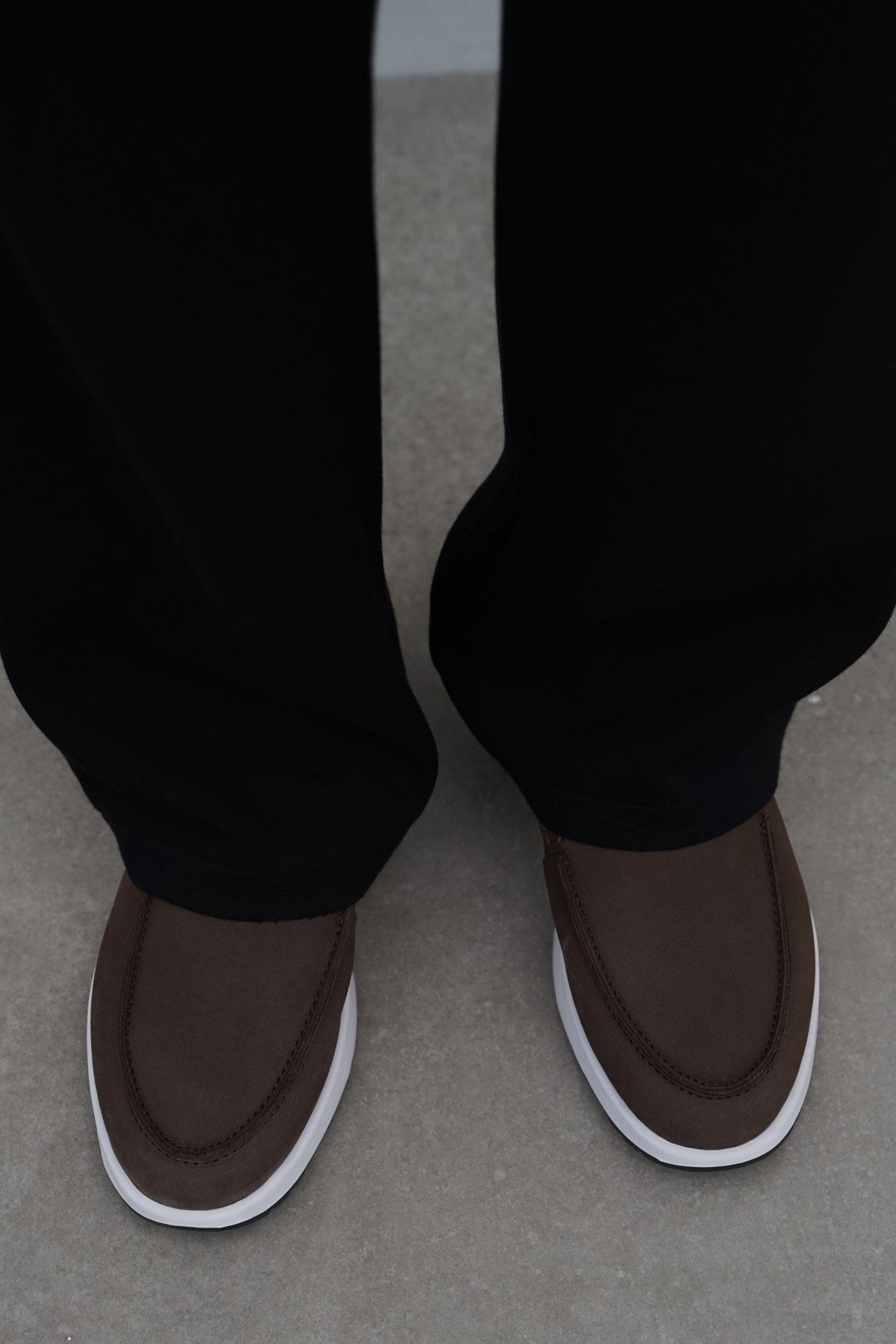 Penny Loafers Without Socks AIR LEATHER LOAFERS