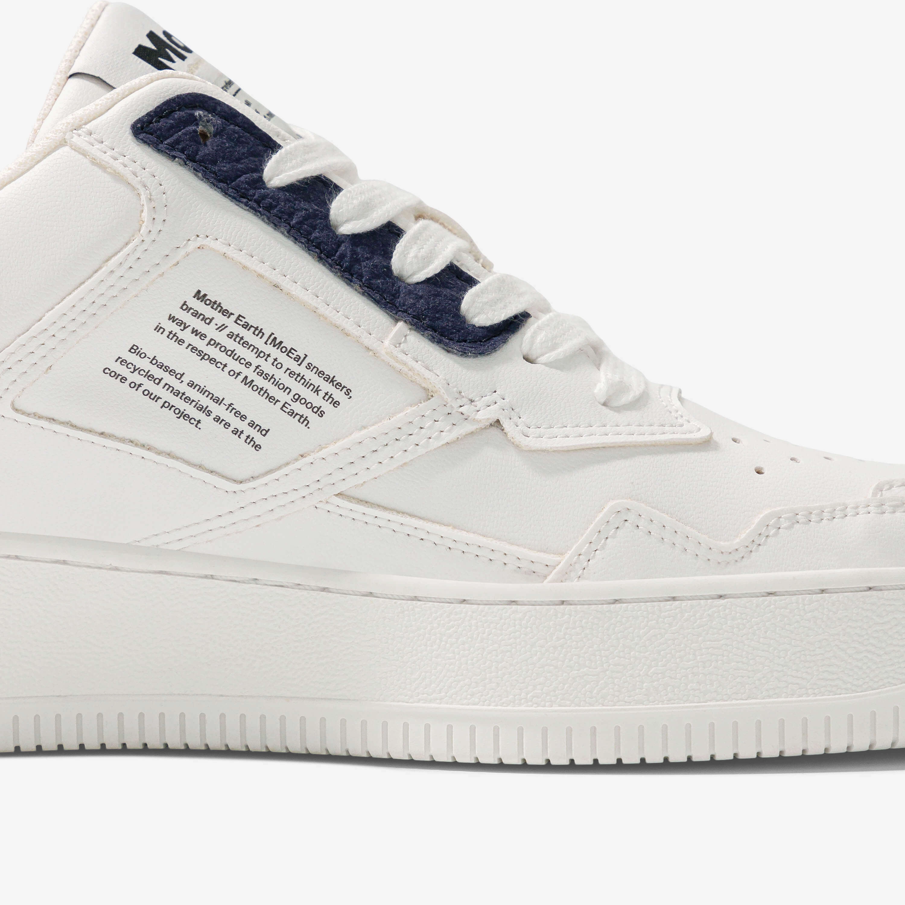 Socks Sneakers GEN1 - Mushroom White & Navy