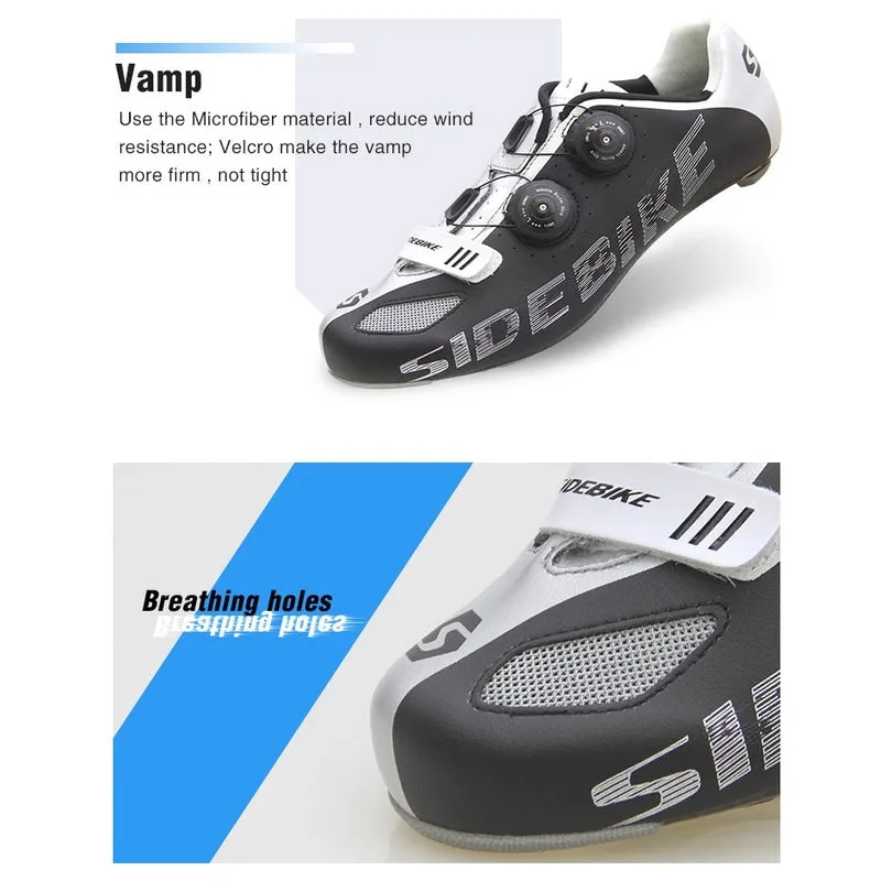 SD002 PRO RD Shoes- Black&Sliver Tiem Slipstream Indoor Cycling Shoes