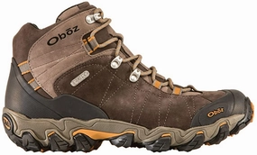 Hiking Boots Or Hiking Shoes 'Oboz' Men's Bridger Mid BDry WP Hiker - Sudan