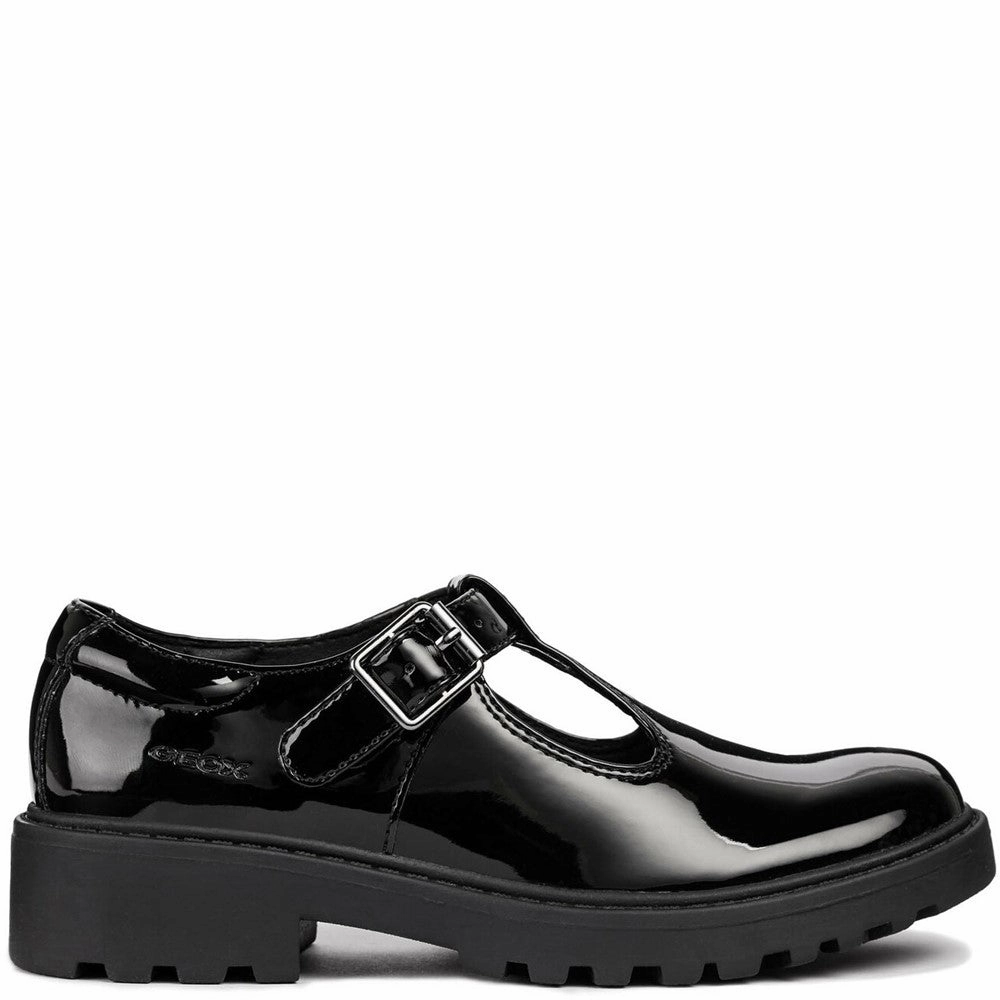 Geox J Casey G. E Buckle Junior School Shoes