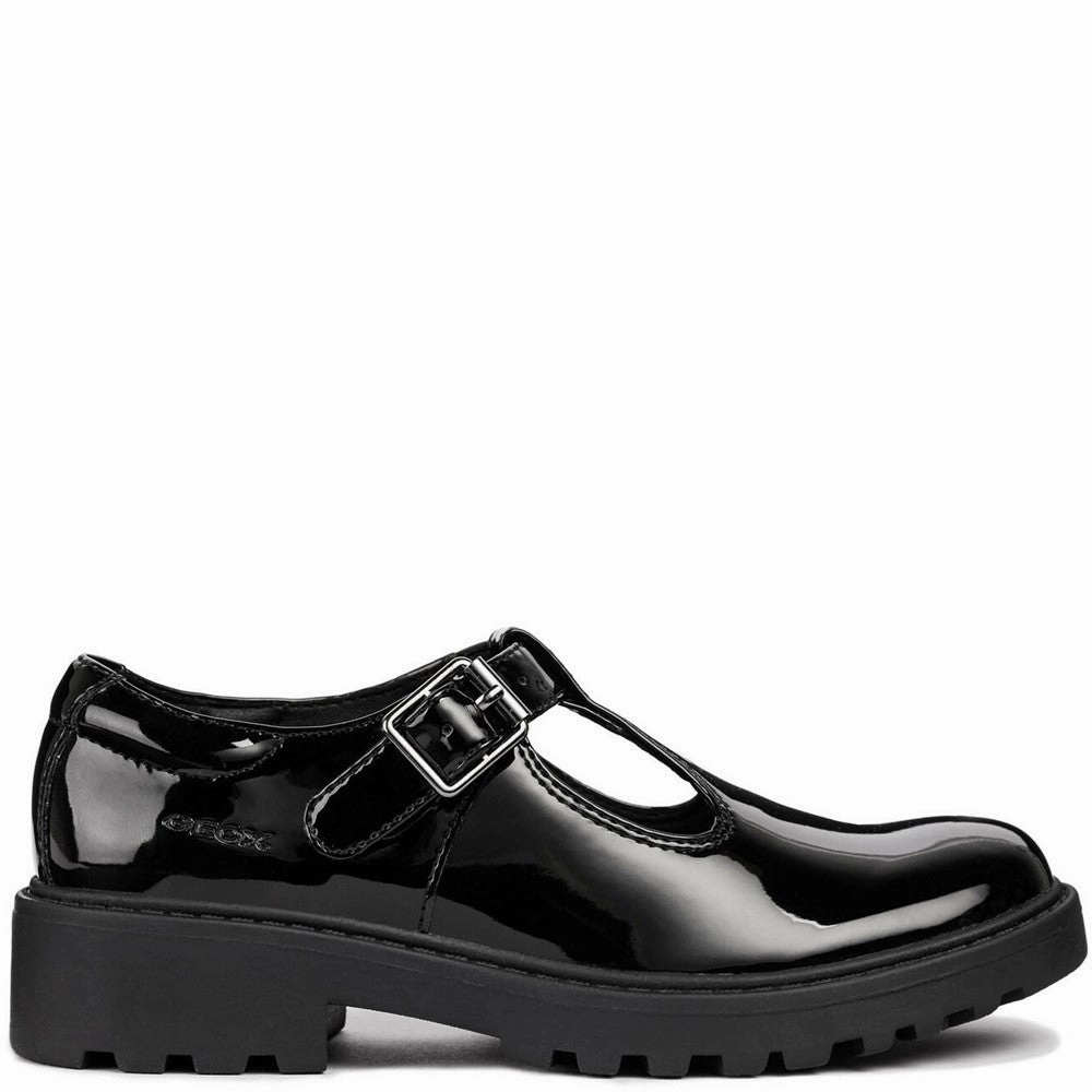 Geox J Casey G. E Buckle Junior School Shoes