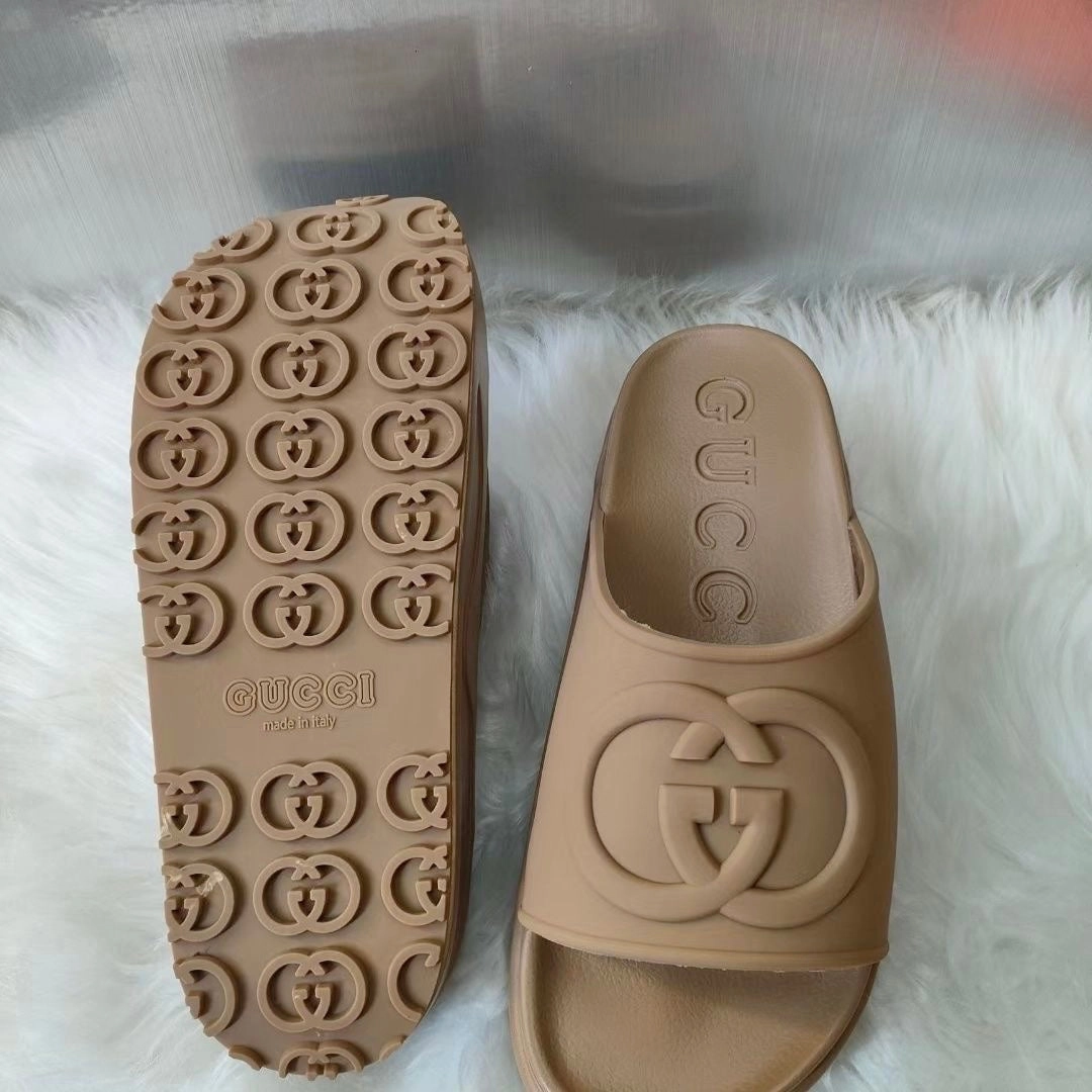 Vegan SE1143 Women's Interlocking G Slide Sandal / Size5-11