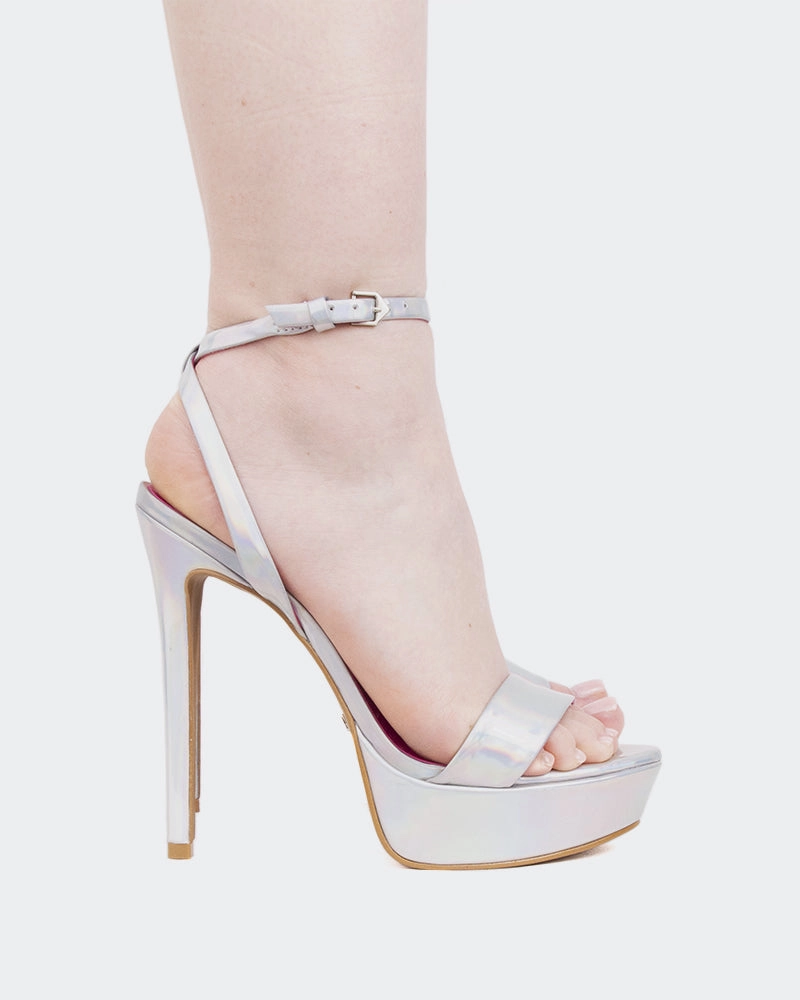 Tabi Sandals Morena Silver Mirror