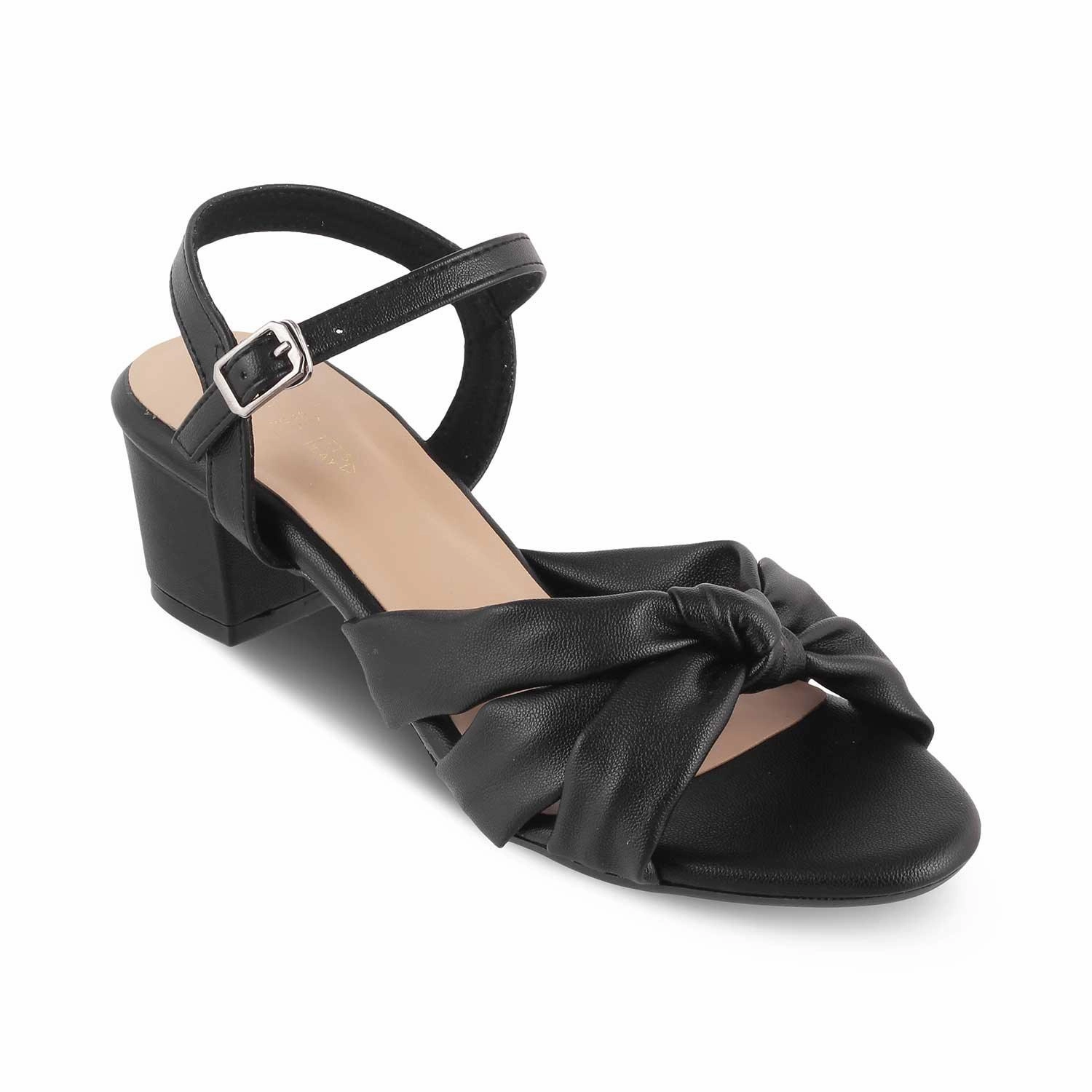 The Boem TMM-7 Black Women's Dress Block Heel Sandals Tresmode Southern Polished Sandals
