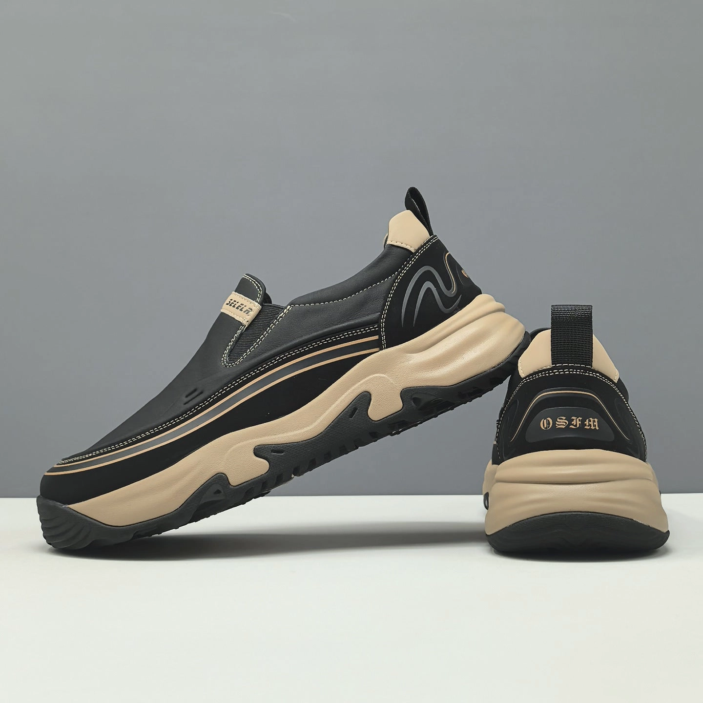 Men's Fashion Breathable Leather Casual Loafers Gianni Bini Loafers