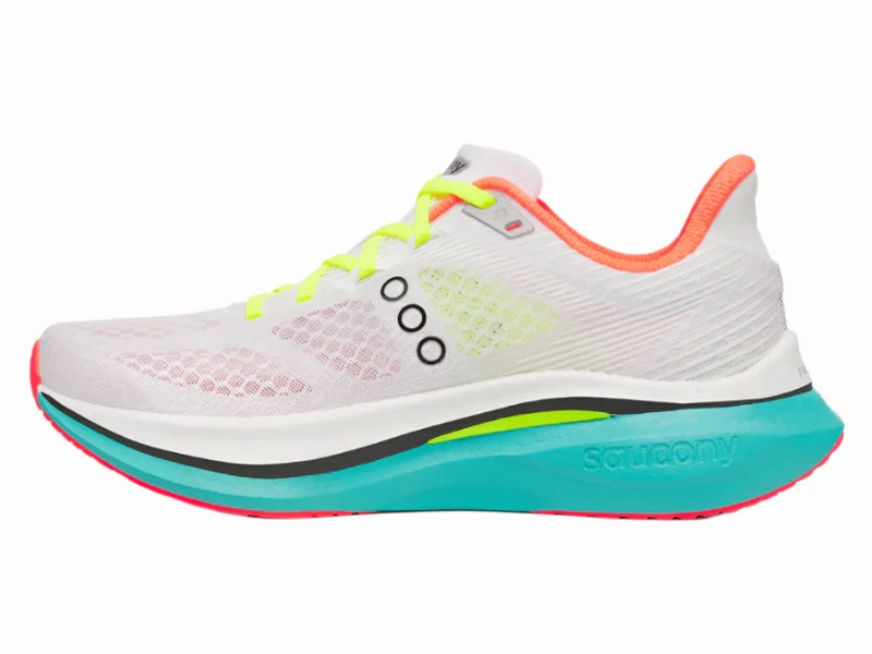 Saucony Endorphin Speed 5 Ladies Running Shoe (White/Mutant) Running Shoes At Sporting Goods