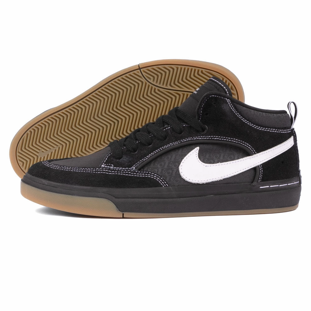 Nike Air Force Shoes Nike SB - React Leo (Black/White/Gum)
