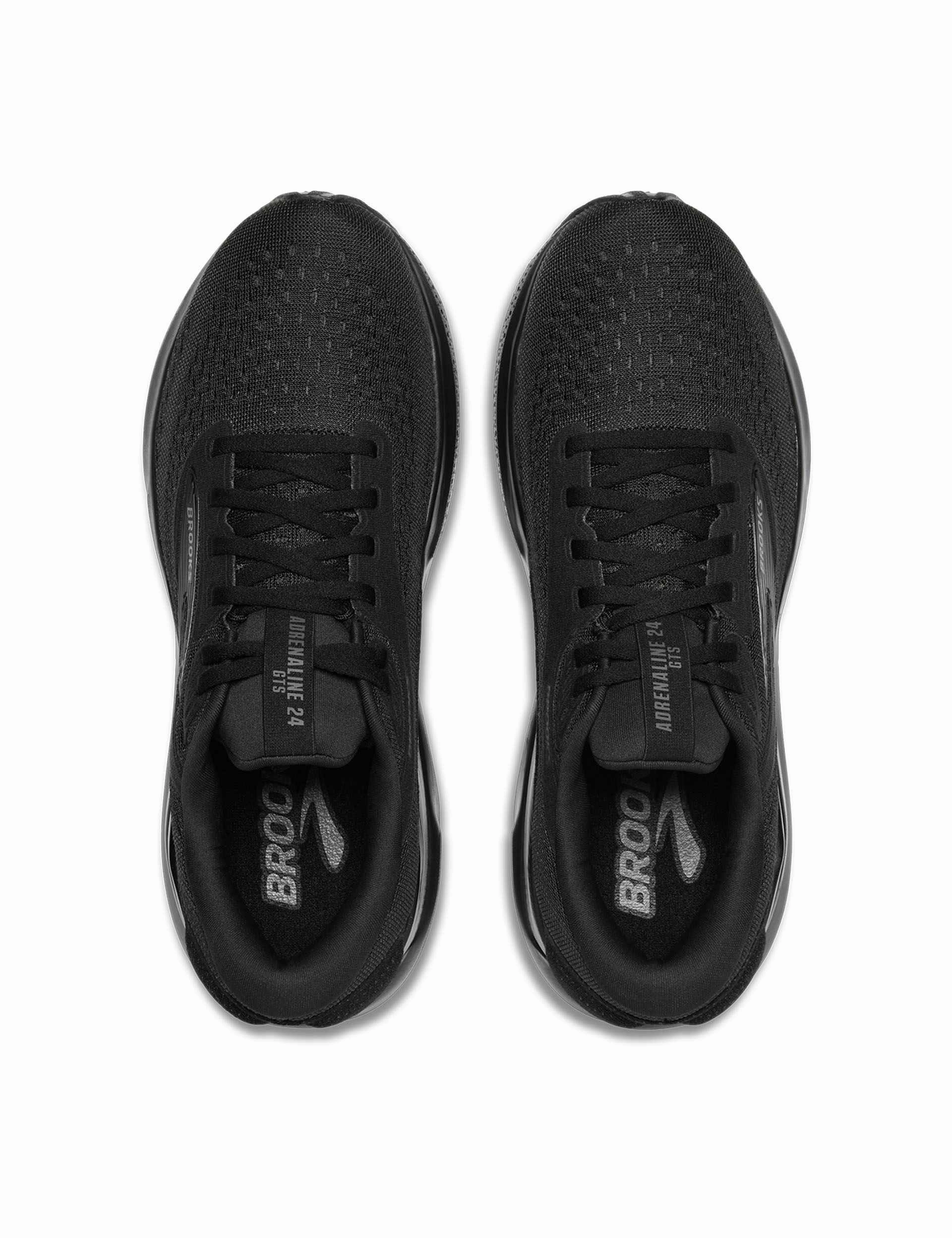 Adrenaline GTS 24 - Black/Ebony Ua Edge Suede Training Shoes