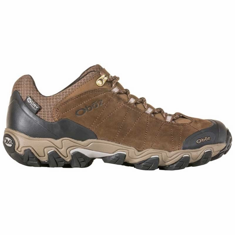 Soft Hiking Shoes 'Oboz' Men's Bridger Low B-Dry WP Hiker - Canteen Brown