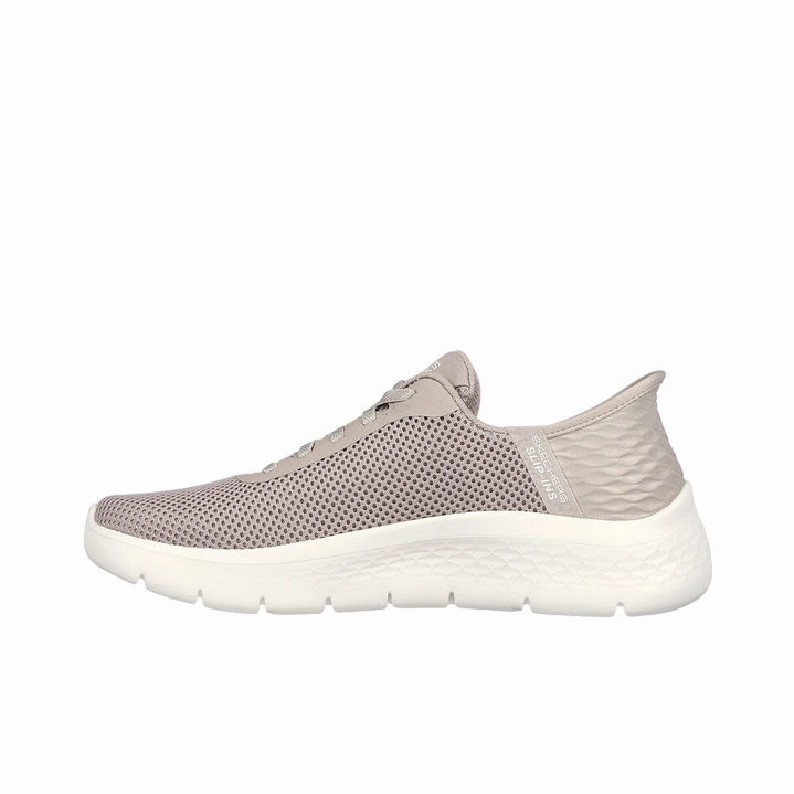 Skechers scarpa sneakers da donna Slip-ins Go Walk Flex Grand Entry 124836/TPE tortora Patrick Ewing Sneakers