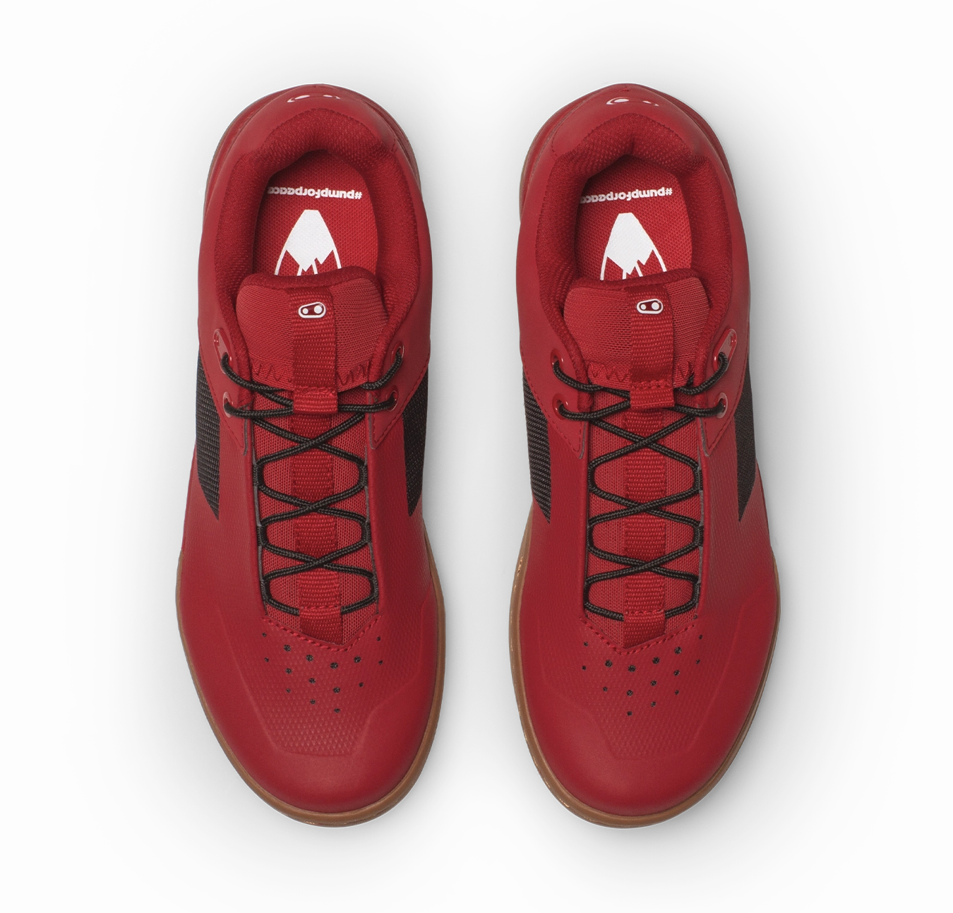 Mtb Cycle Shoes Stamp Lace Flat Shoes - Pump For Peace Edition