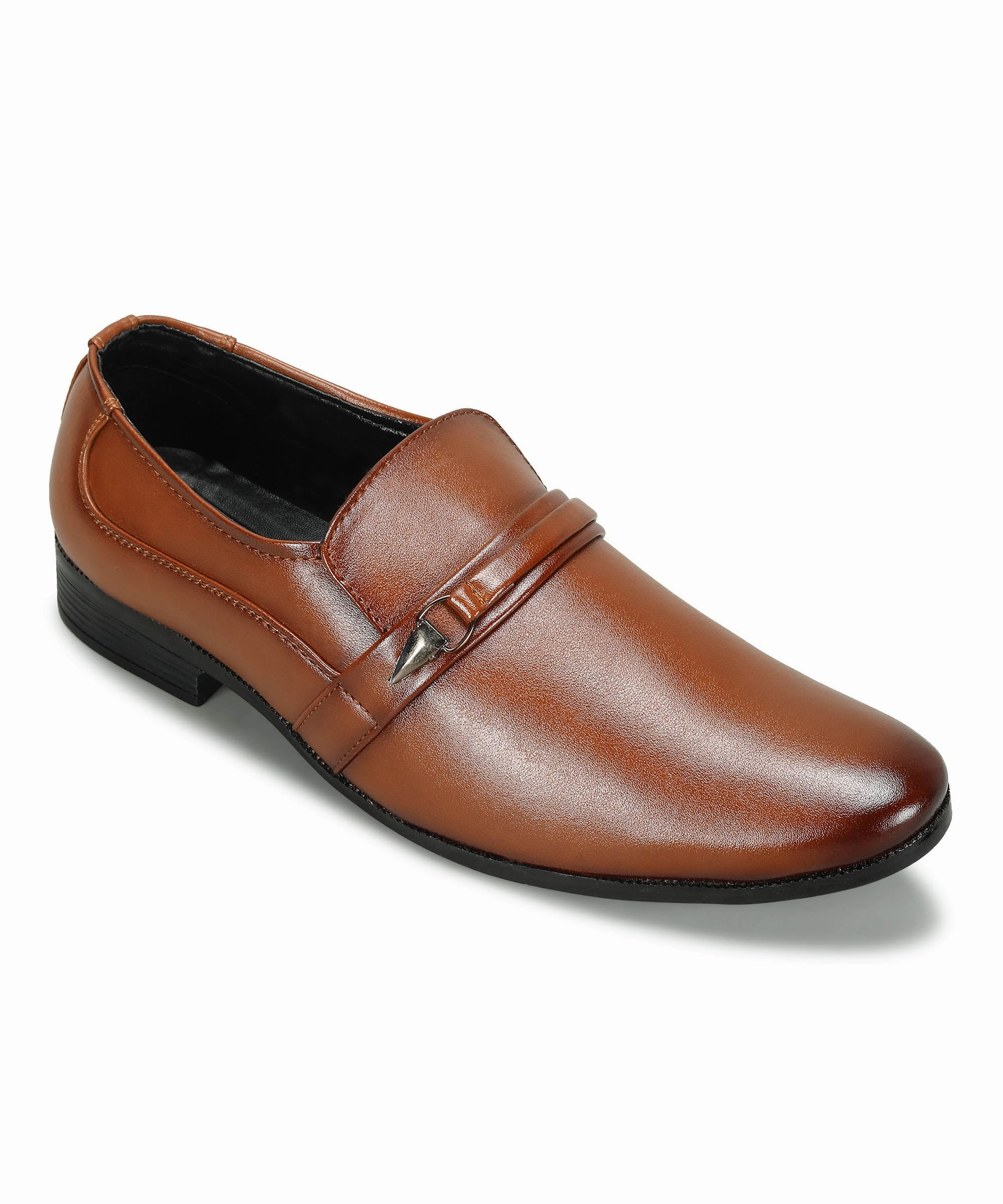 Loafers Slip On Paragon Men's Tan Formal Loafer Shoes | Cushioned Sole & Sturdy Construction
