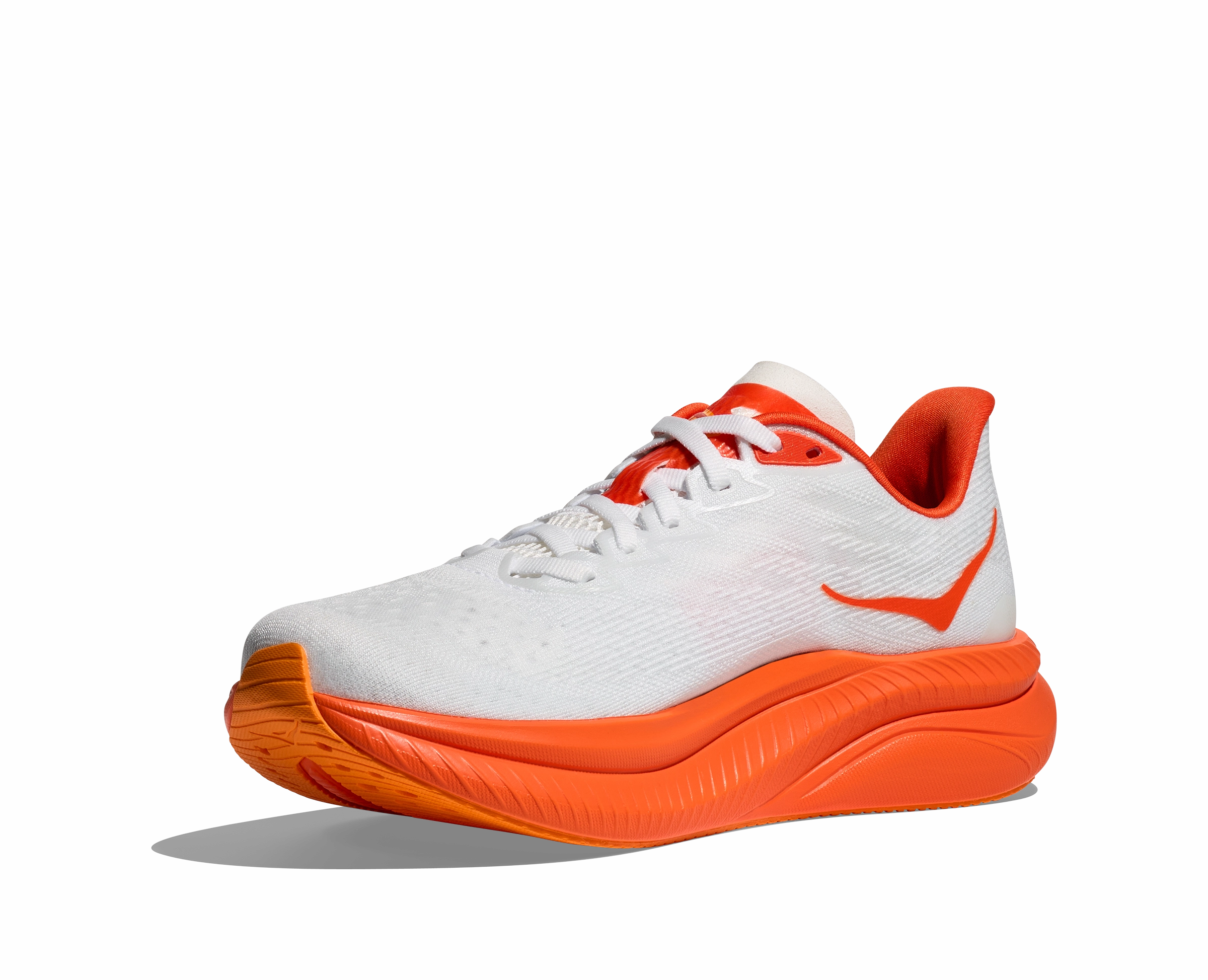 HOKA Women's Mach 6 - FROST / LAVA Run Shoes Outlet