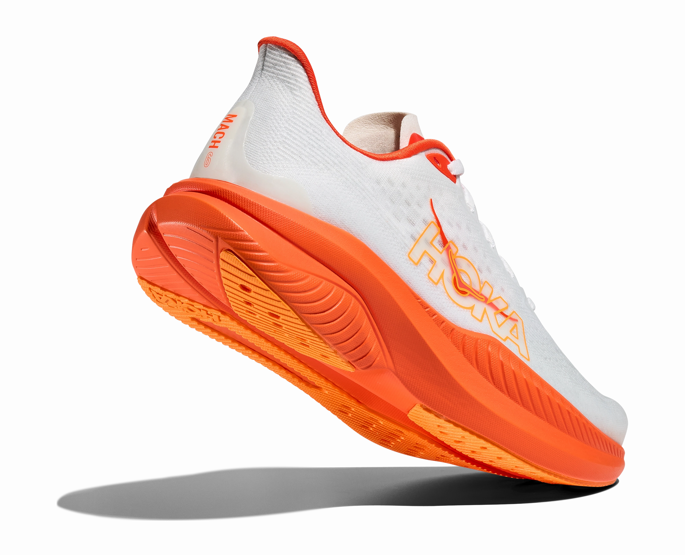 HOKA Women's Mach 6 - FROST / LAVA Best Running Shoes Cross Country