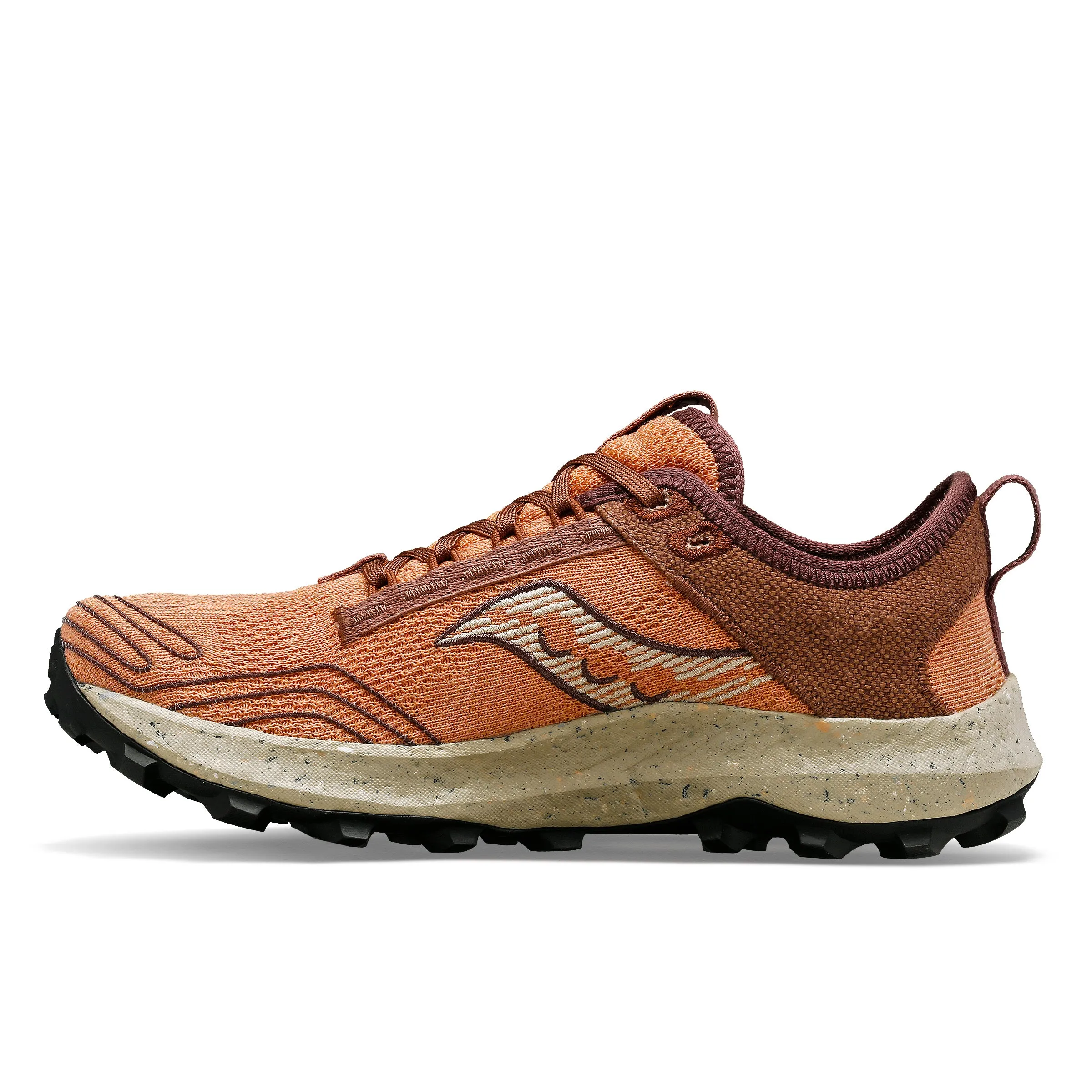 Saucony Peregrine RFG Womens | Clove/cacao Marathon Training Shoes