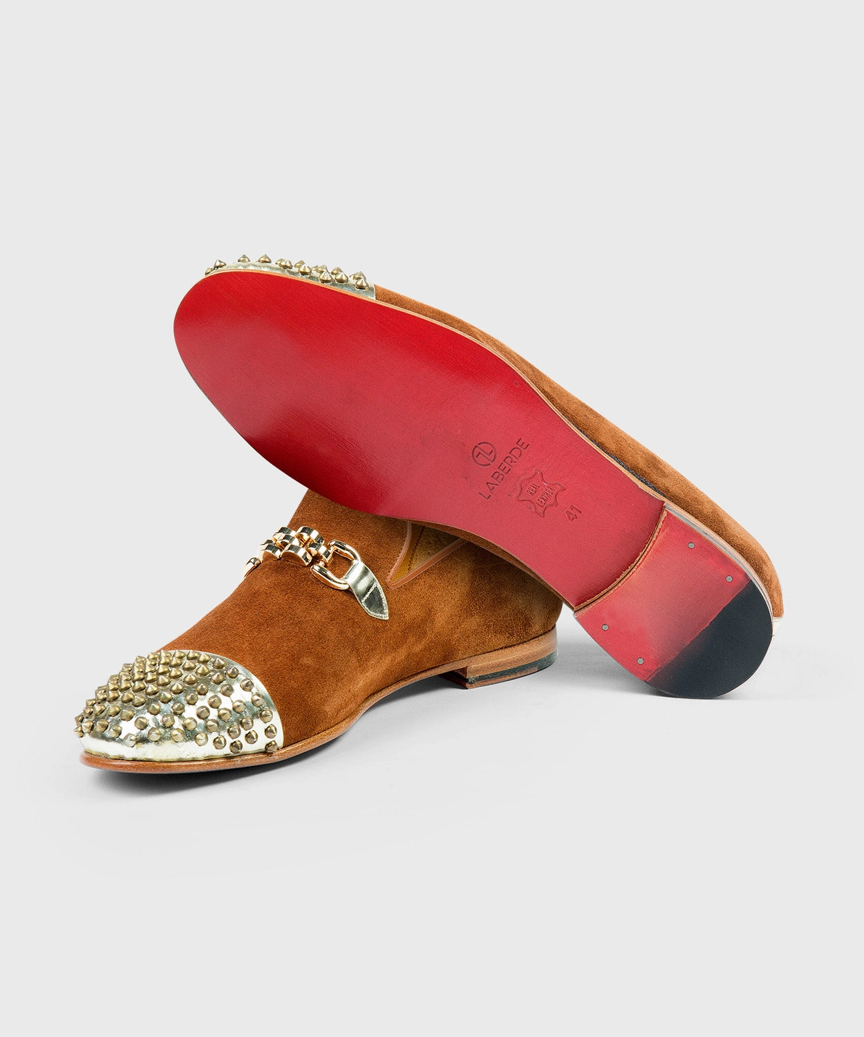 Studded and Embroidered Loafers Loro Piana Charms Loafers