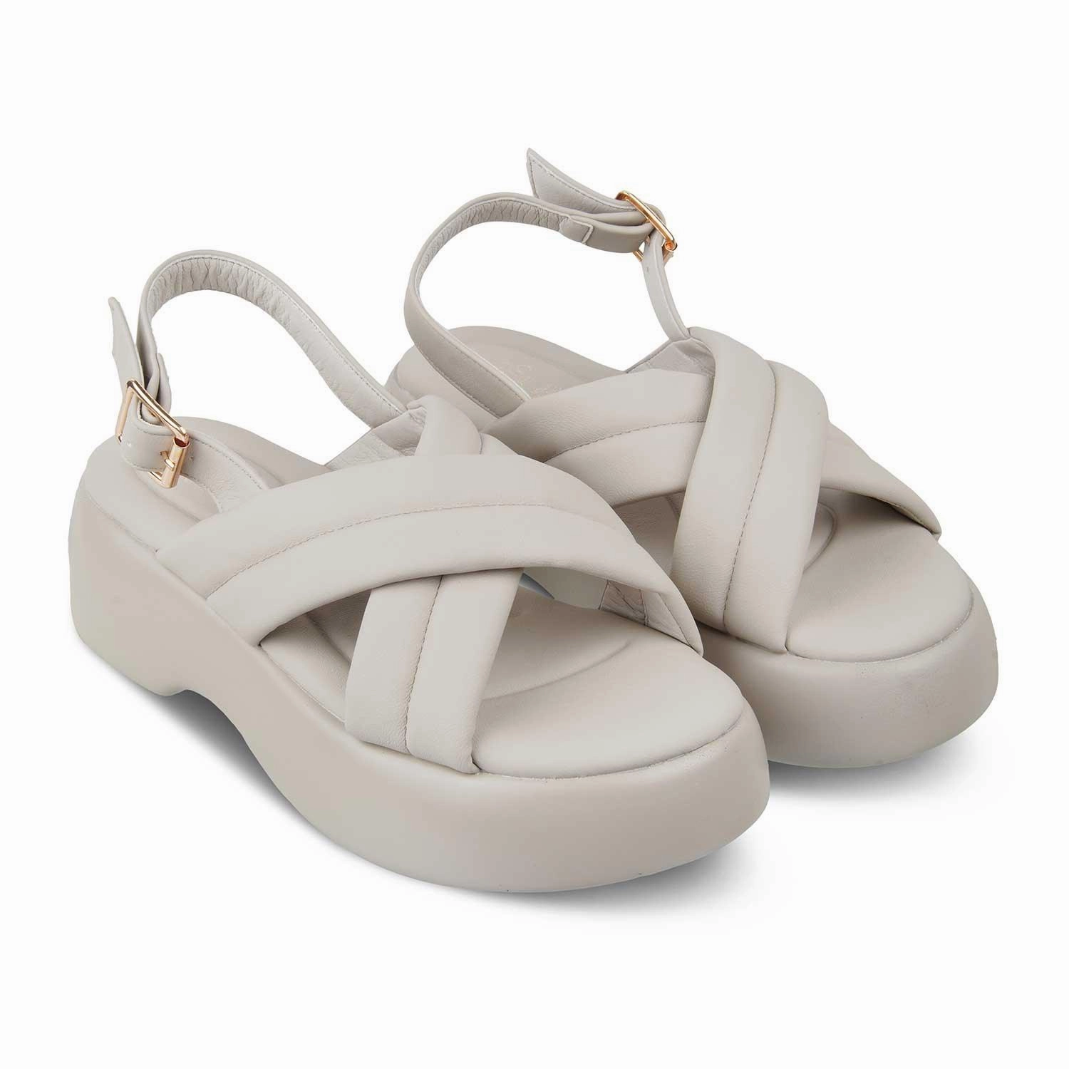 Cover Toe Sandals The Lonir Grey Women's Dress Wedge Sandals Tresmode